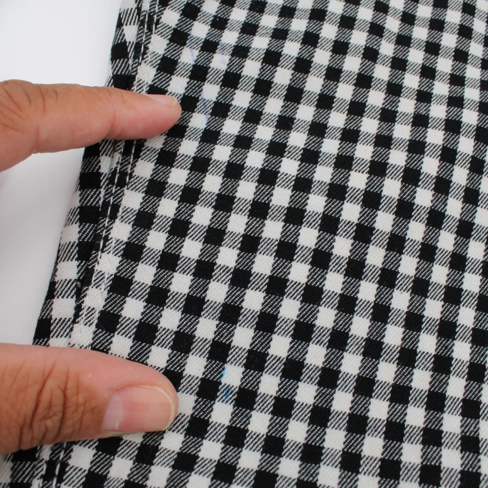 Lowry's Farm Black & White Checker Cropped Jeans – Women’s XS - Picture 5 of 6